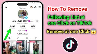 How To TikTok 1 Click All Following Remove 😱 | How to Unfollow Everyone on TikTok at on click