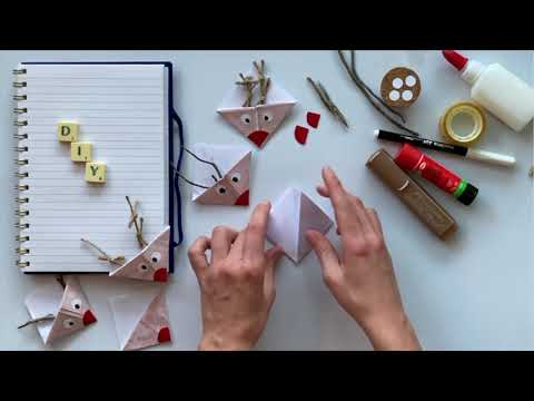 DIY Reindeer Bookmark
