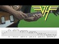 Van halen  hot for teacher guitar solo lesson with tabs