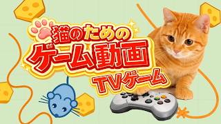 猫が喜ぶ動画｜猫専用｜ねずみ＆チーズ＆ふわふわ紐のミニゲーム｜GAME FOR CATS screenshot 3