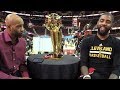 Vince Carter Interviews Kyrie Irving about the NBA Finals, His Passion for Musicals, & MORE