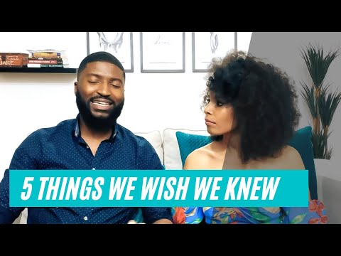 5 THINGS WE WISH WE KNEW: before we got married!!!