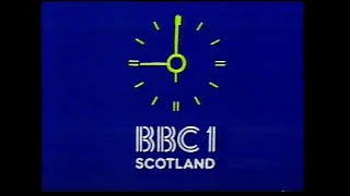 BBC1 Scotland - Continuity - Nine O'Clock News - 5-11-82
