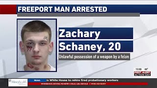 Report: 1 arrested after tip about man hiding in Freeport yard