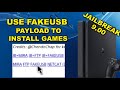 How to use Fakeusb Payload to install Games on PS4 9.00 Jailbreak