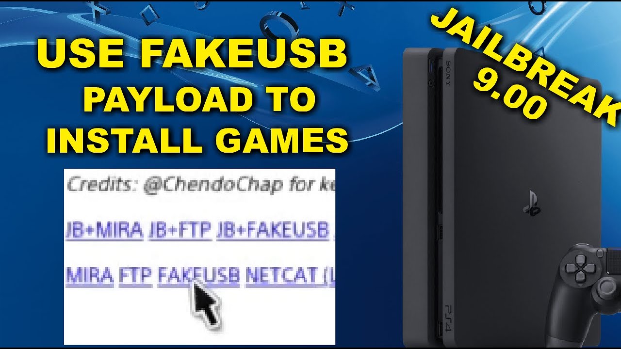 How To Use Fakeusb Payload To Install Games On PS4 9 00 Jailbreak YouTube