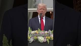 President Trump signs an executive order ordering flags at half mast for Pope Francis Flags Ordered To Half Staff In Honor Of Pope Francis