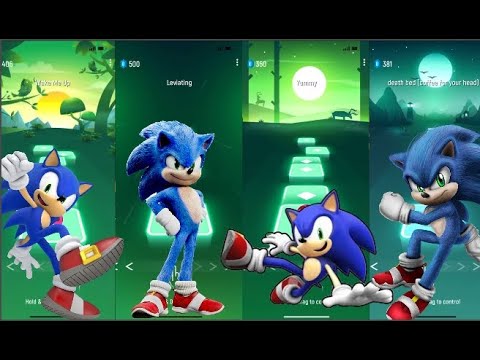 Sonic vs Sonic vs Sonic vs Sonic - Tiles Hop EDM Rush