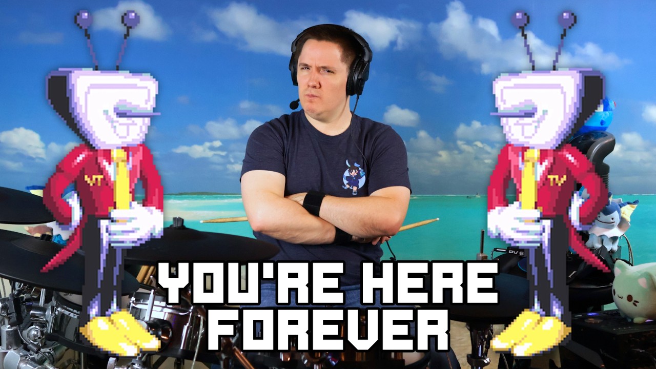 My Chat Made Me Drum To TV WORLD From Deltarune For 25 Minutes Straight...