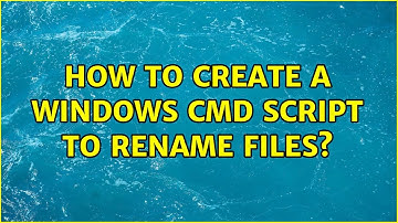 How to create a windows cmd script to rename files?