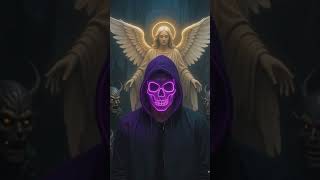 please like, share and subscribe #shorts #explore #visualart #art #angel #demon #god