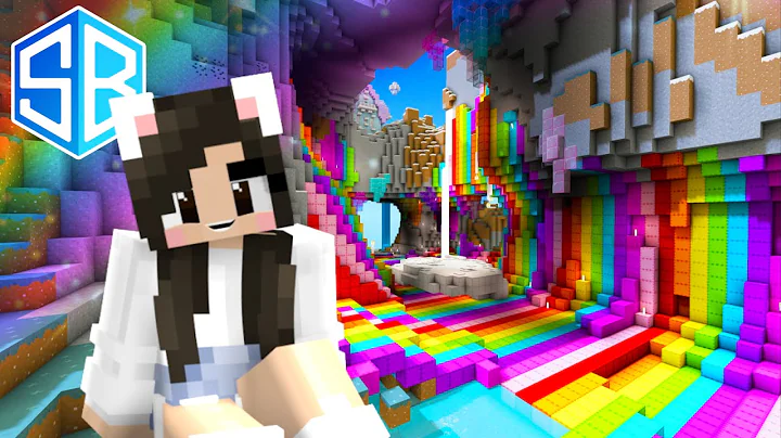 Minecraft Rainbow Cave Transformation! SourceBlock...