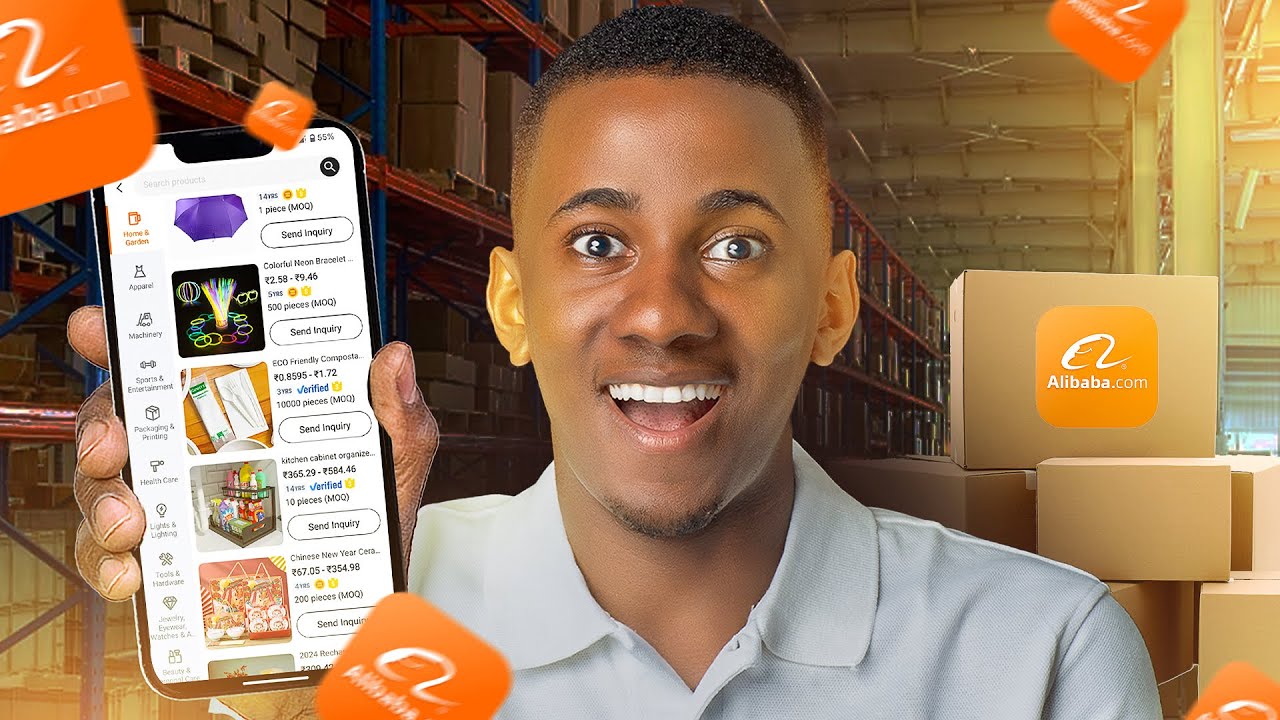Comment ACHETER sur L' application ALIBABA 📲 et Recevoir Vos PRODUITS en AFRIQUE 🌍