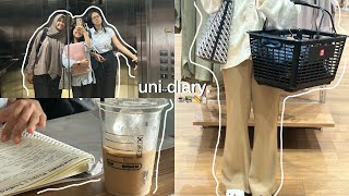 PRODUCTIVE Uni Vlog🖇️☕️ 6am to 6pm classes, campus life, studying at cafe, first day of new terms.