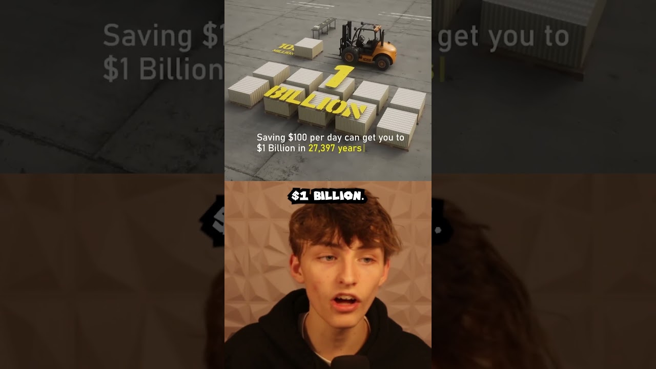 Stacking 1 Million vs 1 Billion Dollars Side by Side