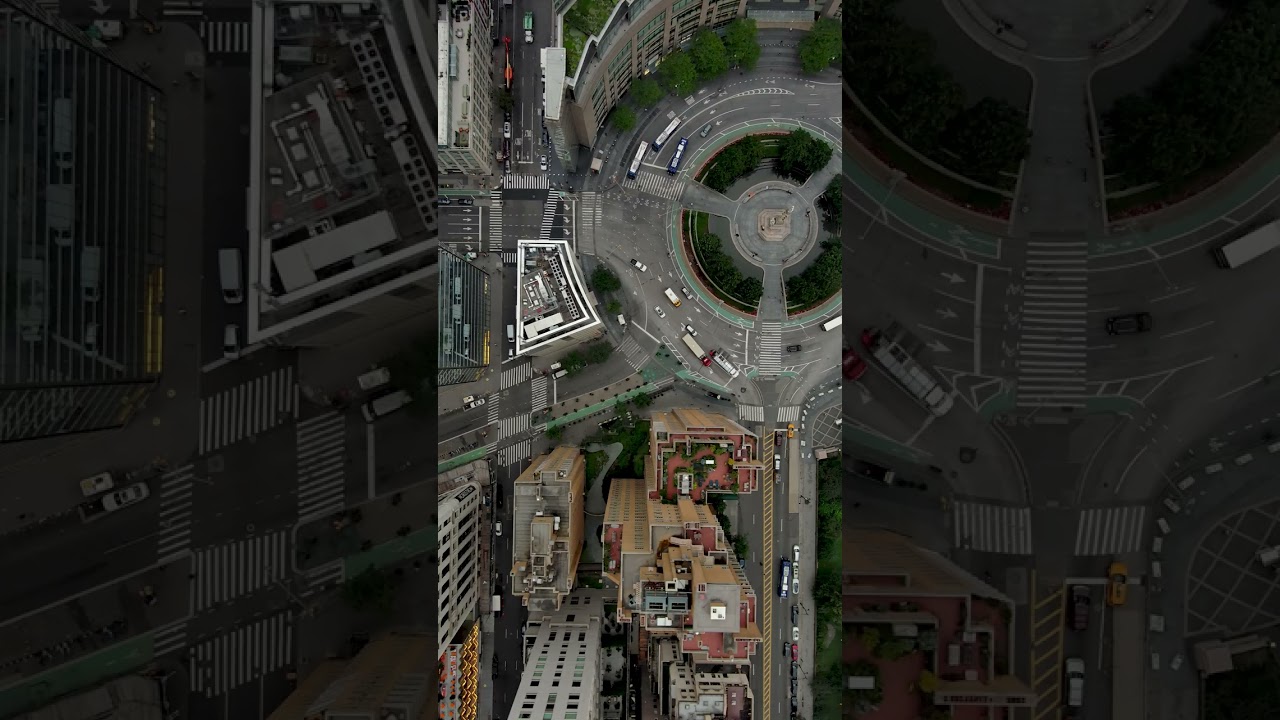 Top Down Drone New York City