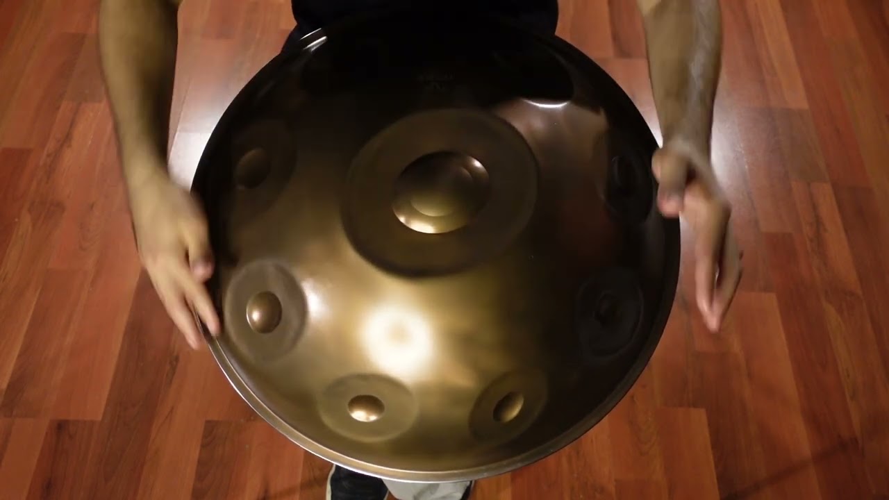 Playing Handpan in D Minor Kurd