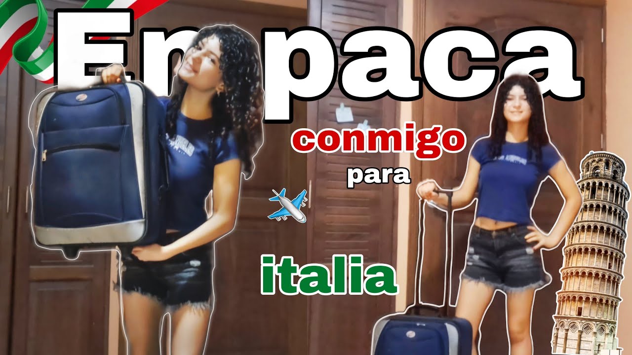 VIAJE A ITALIA + que llevo en mi maleta 🇮🇹 Valentina Mor's 