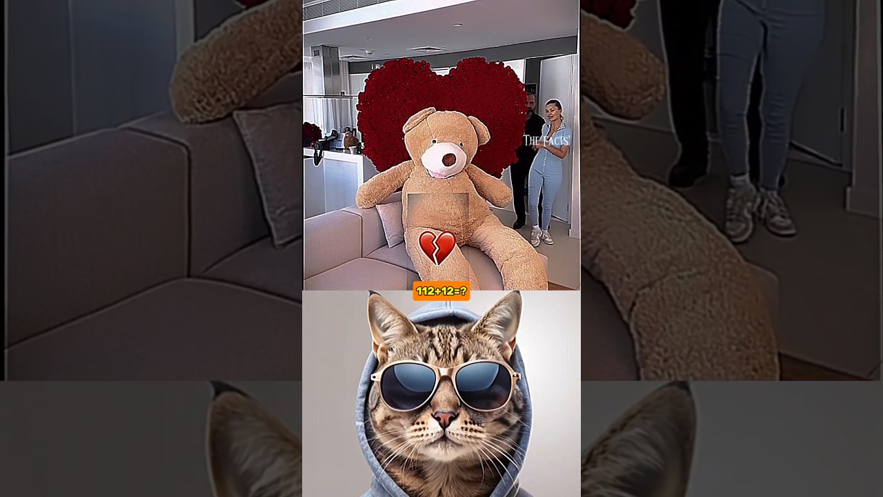 Teddy Bear Third Wheeling Gone Wrong 💔😂😂🤑 