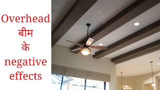 बीम का नेगेटिव प्रभाव | Effects of Overhead beam on the residents of a house - Vastu Tips