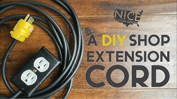 A DIY Shop Extension Cord for $30!! Looks Good, Too! 1st Video w/ GoPro
