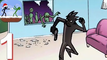 Stickman Zombie Shooter - Gameplay Walkthrough Part 1 (Android Gameplay)