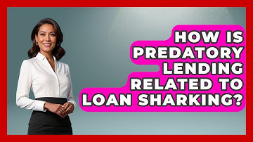How Is Predatory Lending Related To Loan Sharking? - Consumer Laws For You