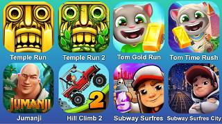 Temple Run,Temple Run 2,Tom Gold Run,Tom Time Rush,Jumanji,Hill Climb 2,Subway Surfres,Subway City screenshot 2