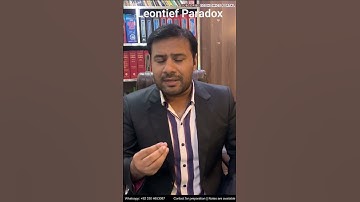 Leontief Paradox #internationaleconomics #education