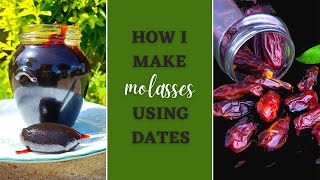 How To Make Date Molasses At Home  (The Easiest Way)