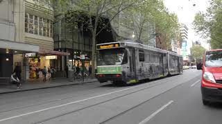 Melbourne art tram by Hayley Millar-Baker B2009 Bourke St