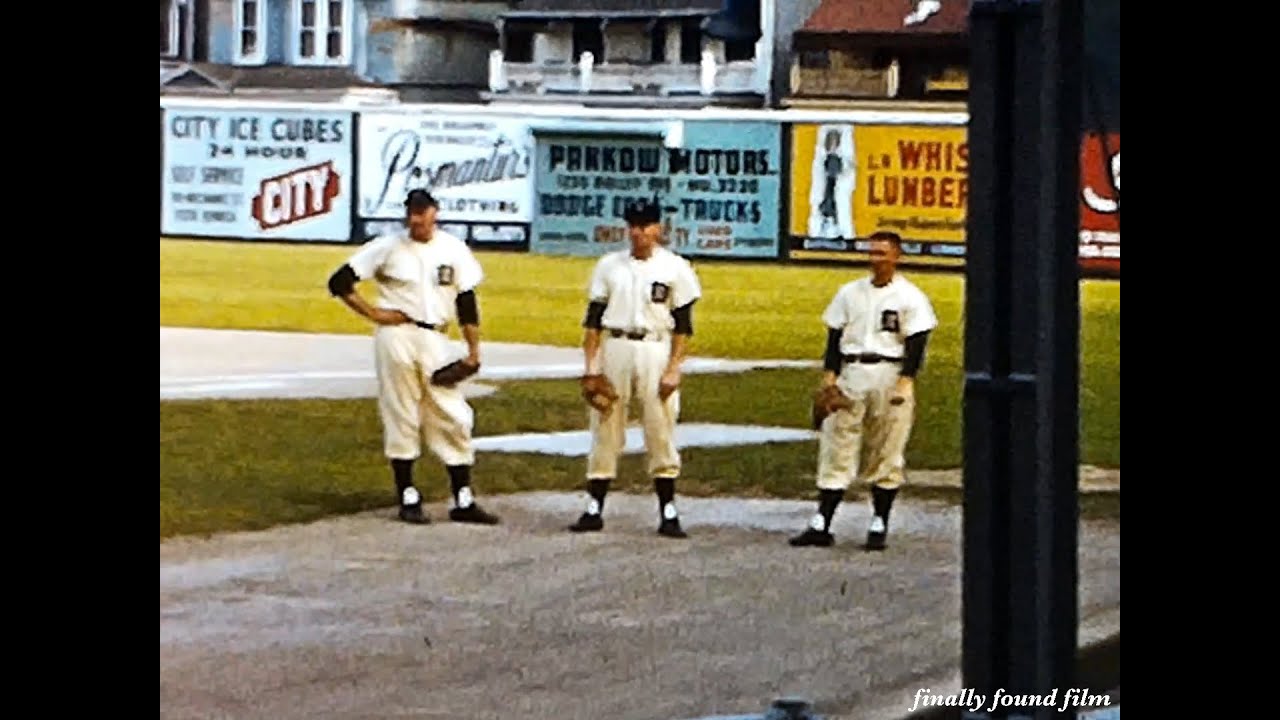 Vintage 1950s Buffalo Bisons baseball Offermann Stadium New York