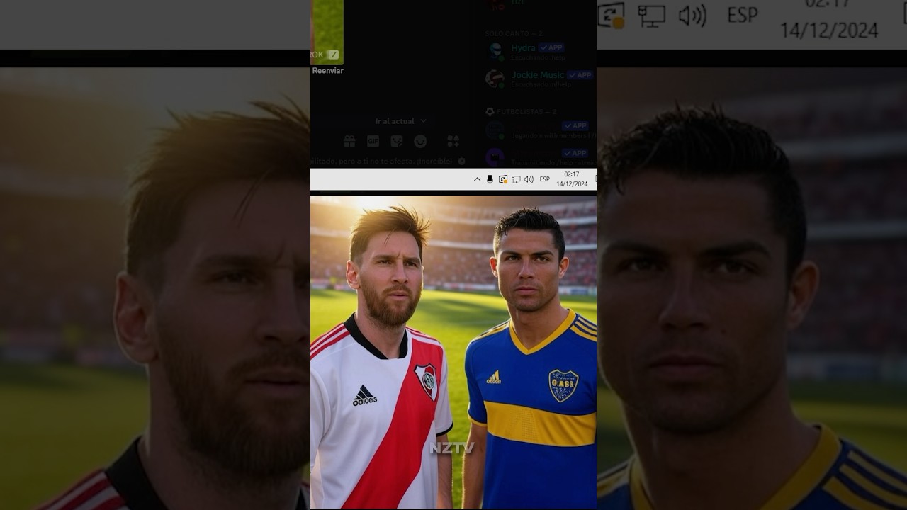 LA COBRA DICE A QUIEN APOYARIA SI MESSI ESTUVIERA EN RIVER Y CRISTIANO RONALDO EN BOCA #lacobraa