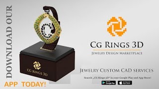 3D Pendant With Letter C video