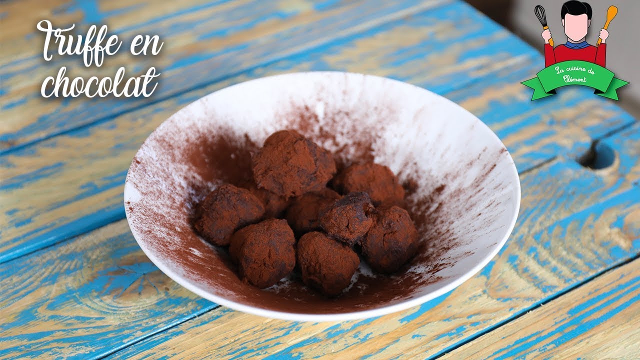 J-23 Recette des Truffes en chocolat pour noël - YouTube