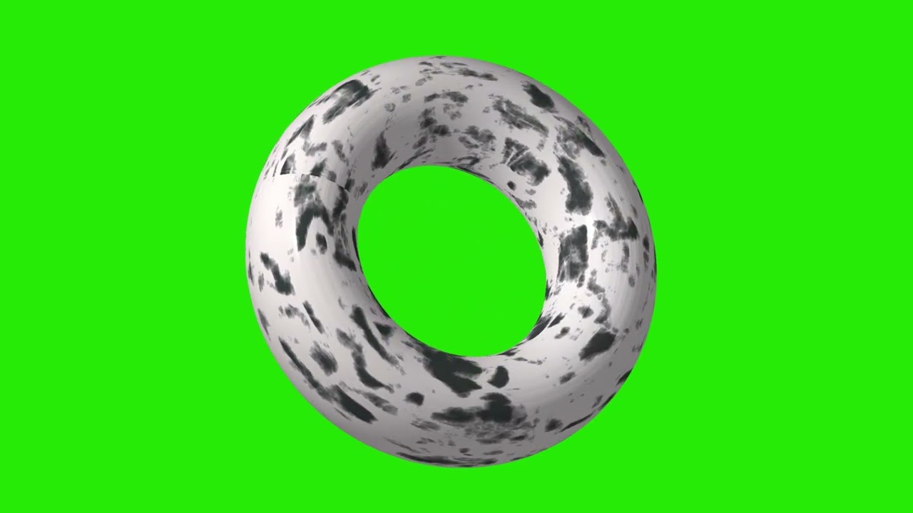3D Object Elements - Circle 2 | Free Hd Green Screen