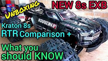Arrma Kraton 1/5th 8s EXB - NEW TOY!! UNBOXING, What you NEED to KNOW + RTR Comparison side by side