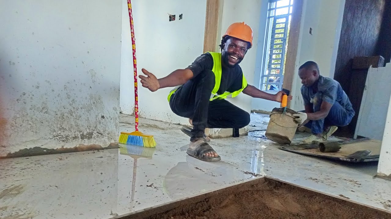 Big Progress🤩⁉️ Day2 Tiling Our Dream Home All Bedrooms Finished🙏🏽