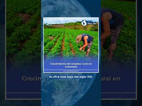 #ATENCION | Crecimiento del empleo rural en Colombia