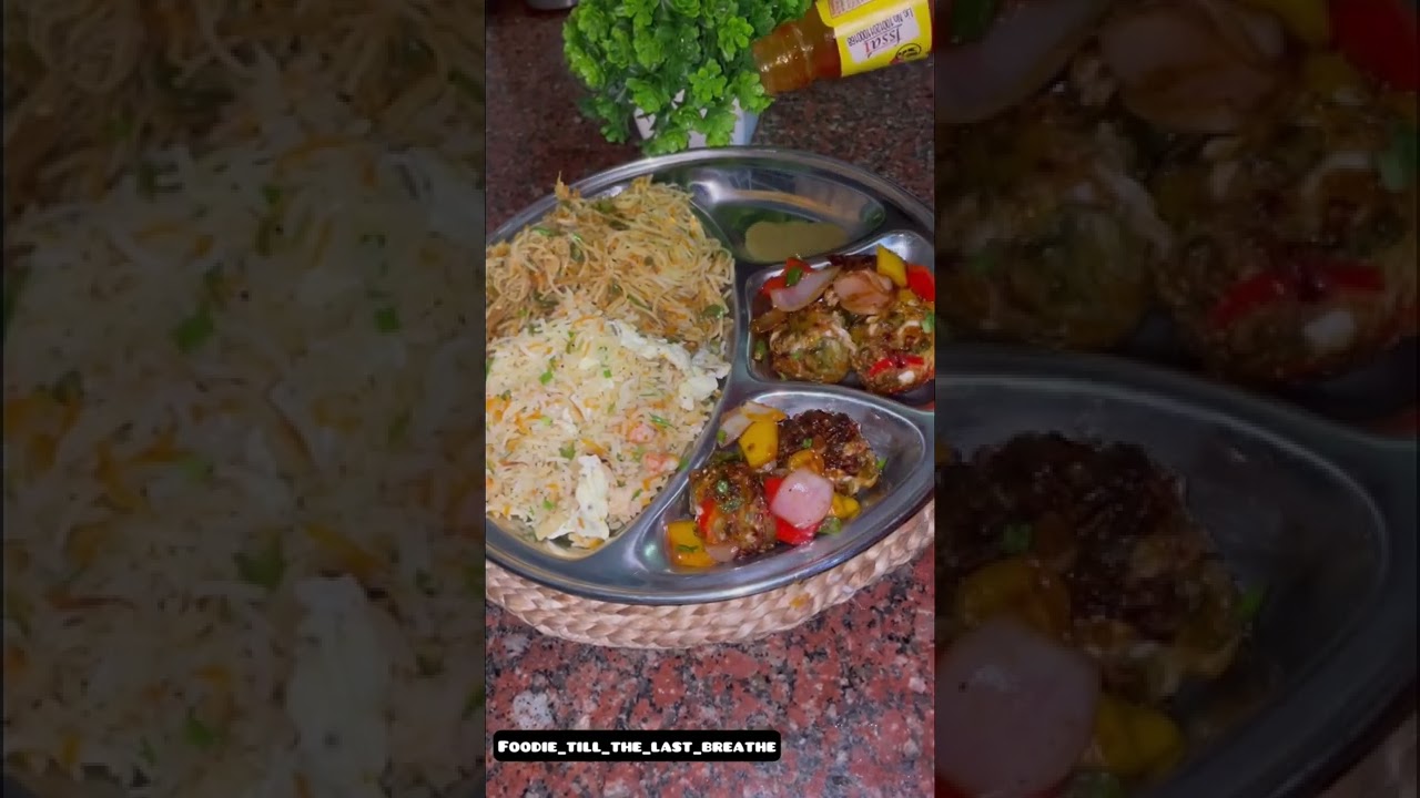 Homemade Chinese platter 