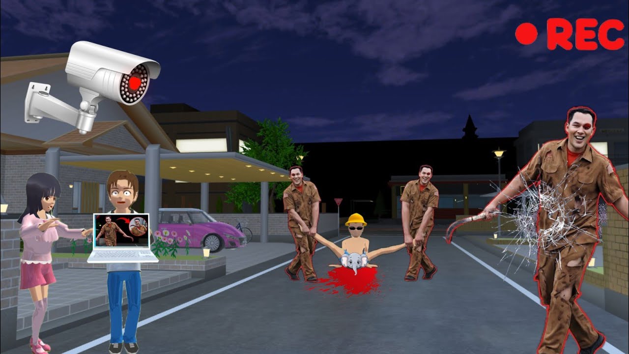 CCTV Yuta Mio Melihat Asep Hampir Di Sunat Sama Guru Sabit Yuta Marah Sakura School Simulator