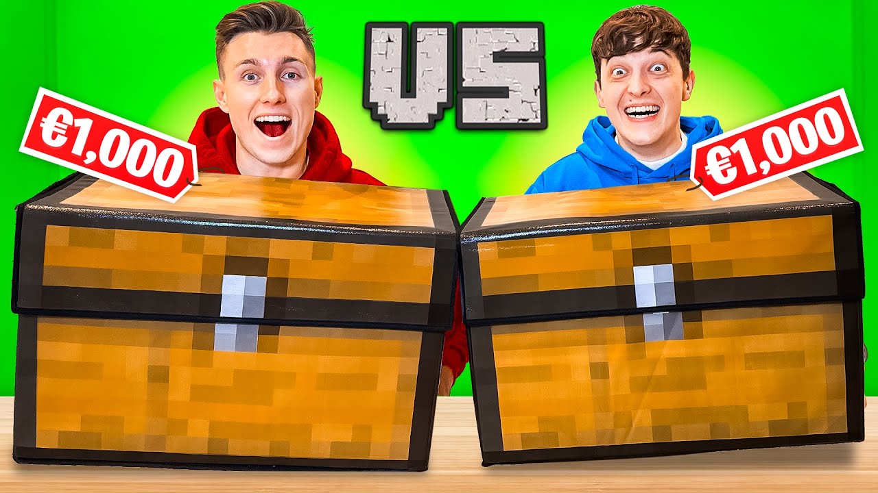 2000€ MINECRAFT MYSTERY BOX OPENING! 😱 (iCrimax vs LukasBS)