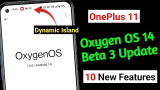 Oxygen OS 14 Beta Update For Oneplus 11| Oneplus 11 Oxygen OS 14 update
