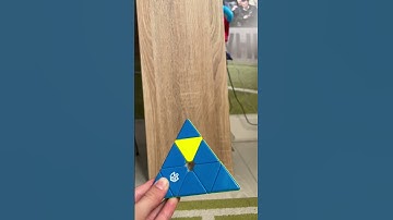 3 pieces unsolved on pyraminx 💪 Rubik