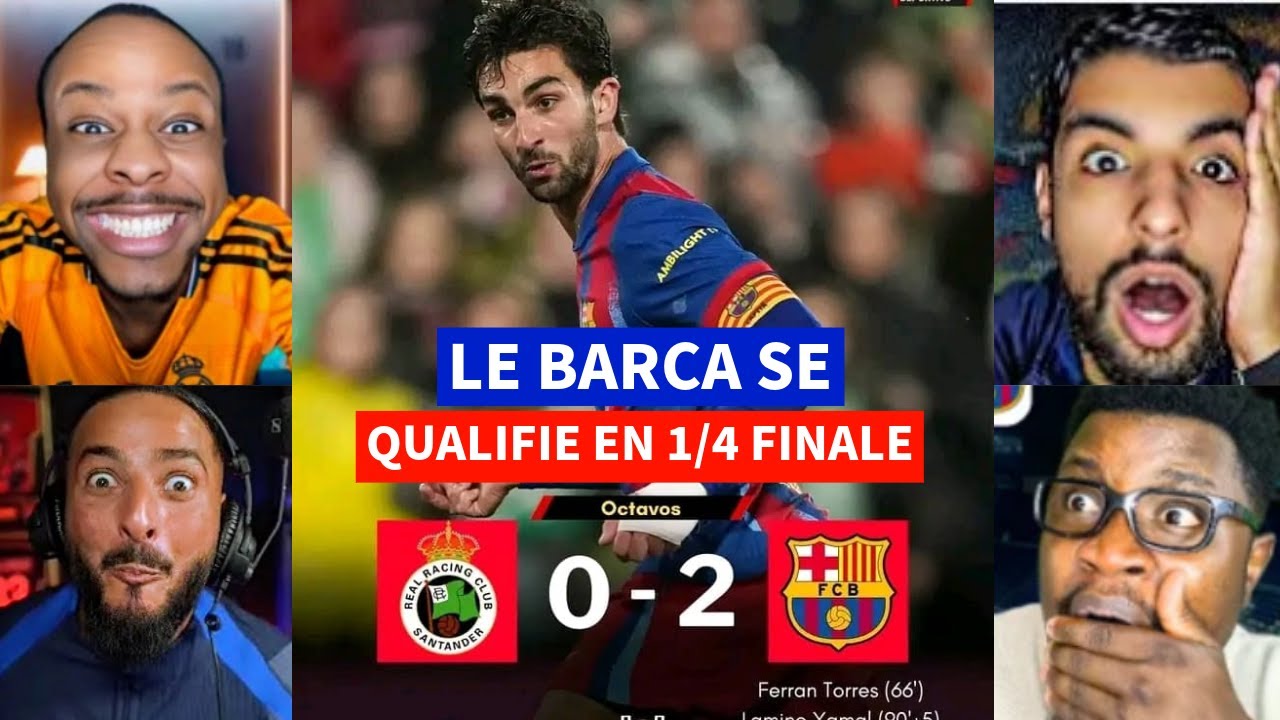 🚨😱LE BARCA SE QUALIFIE EN 1/4 DE FINALE DE COUPE DU ROI 2-0 FACE A RACING !
