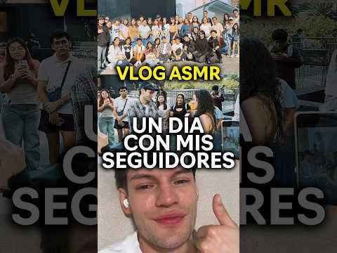 UN DÍA CON <strong>MIS</strong> SEGUIDORES 💗 EN MÉXICO 🇲🇽 #asmr #shorts #asmrsounds