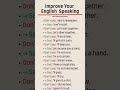 Improve your english speaking #english #learning #viral #vocabulary #englishspeaking #englishgrammar