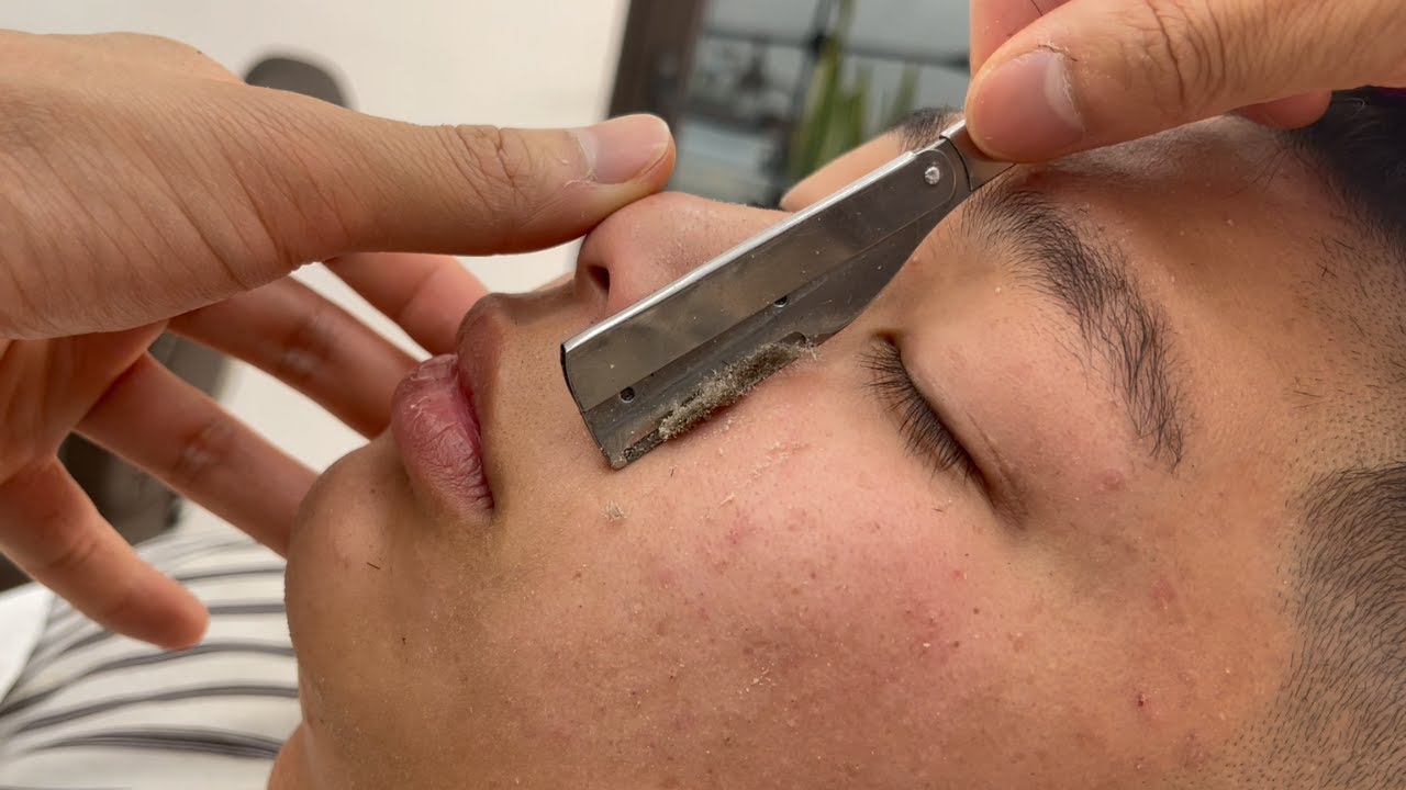 ASMR 🐏 FOR A GOOD SLEEP | SHAVING BEARDS AND DEAD SKIN FOR MAN | SHAVING ASMR EP564