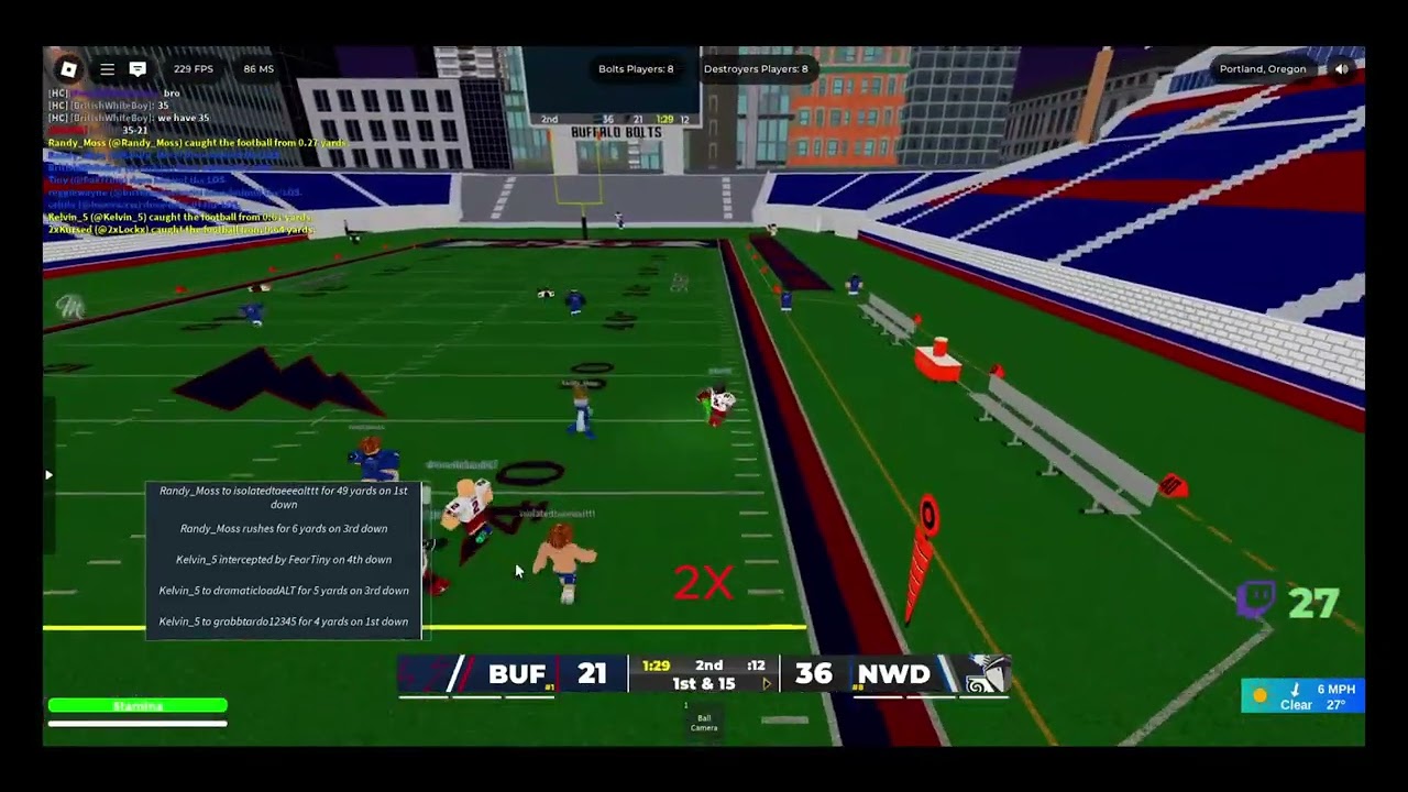 OFL SERIES 1  Newark Destroyers @ Buffalo Bolts