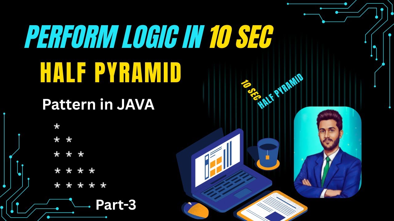 Half Pyramid Pattern | Java | Logic + Code Explained | Part 3 - YouTube